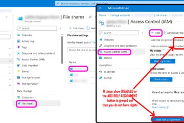how to add permission to azure file share storage accounts