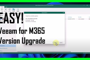 veeam for m365 version upgrade