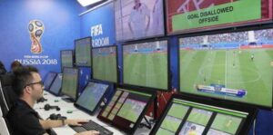 VAR Technology in Football control room
