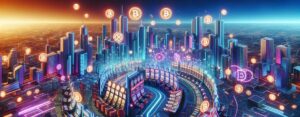 crypto currency casino graphic