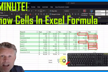 Keyboard Shortcut To Show All Cells Referenced In An Excel Formula 3