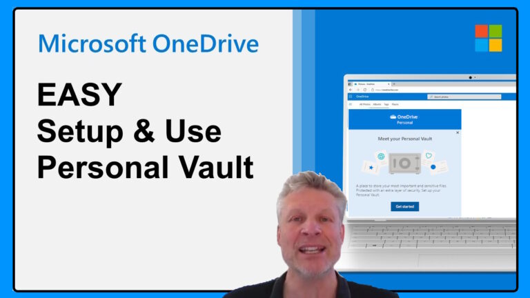 Setup and Use OneDrive Personal Vault