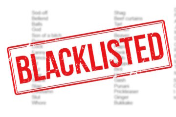 blacklisted bad words