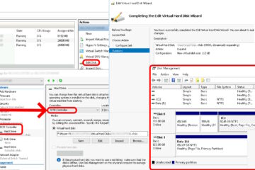 how to expand a hyperv disk without shutting down the vm