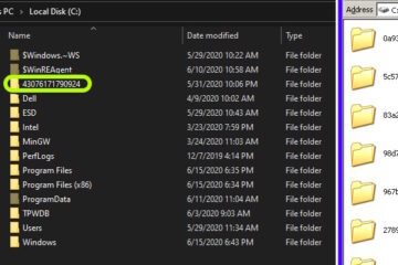 Randomly Named Folders In Root of C drive