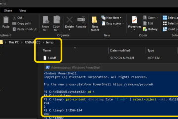 how to determine sql server version from and MDF file using powershell
