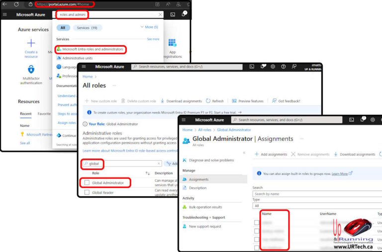 how to determine who is a global administrator in azure