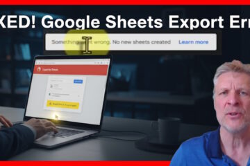Something Went Wrong - No New Sheets Created - google sheets gemini