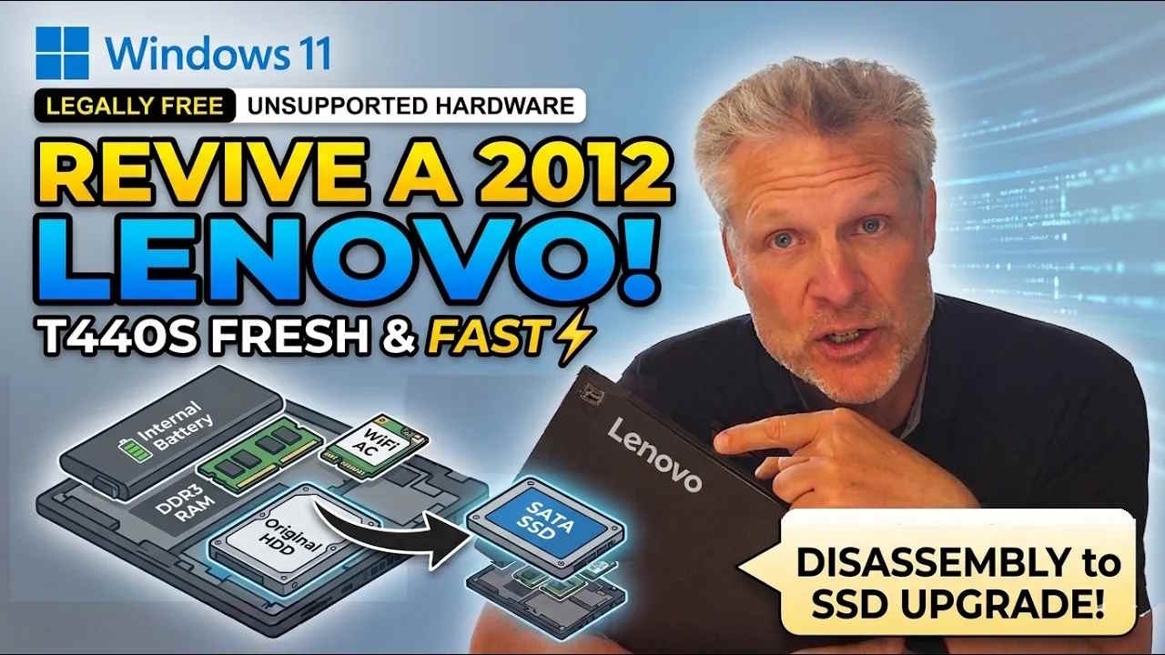 【付属品多数】Lenovo T440p Windows11再インストール済 Legally Upgrade Lenovo T440 to Windows 11 - Step By Step Guide